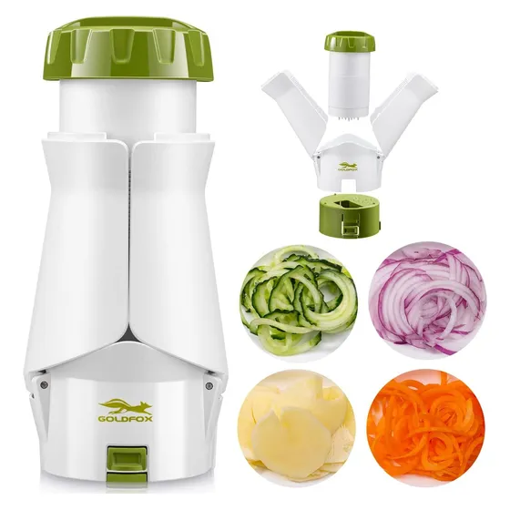 Cortador Rallador De Verduras De Mano 4 En 1