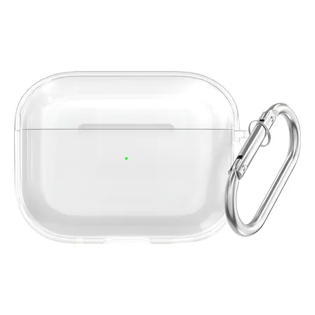 Carcasa Funda Silicona Para AirPods Pro 3 (2025) Transparente BANANATIENDA