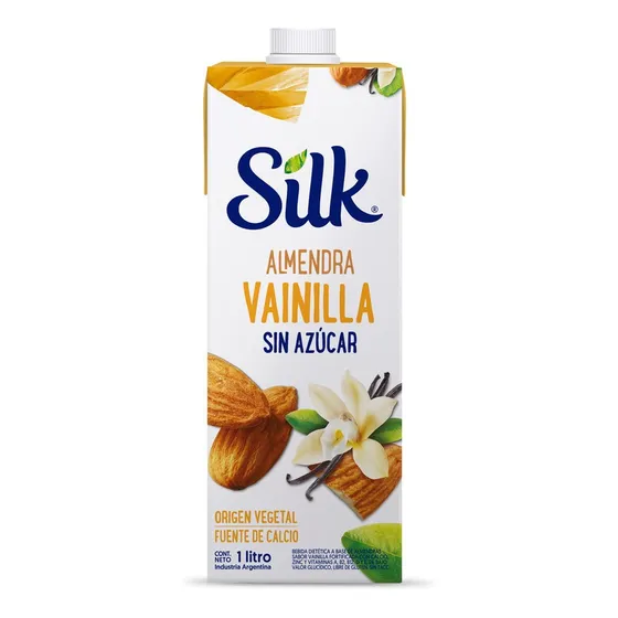 Leche Silk Almendras Y Vainilla X1l