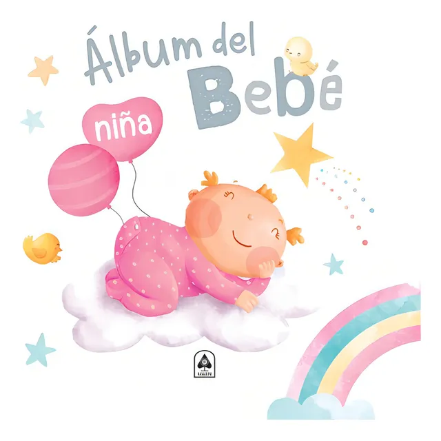 Álbum De Bebé - Niña: Mi Primer Año, De Vários Autores. Editorial Marin, Tapa Dura, Edición 2023 En Español, 2023
