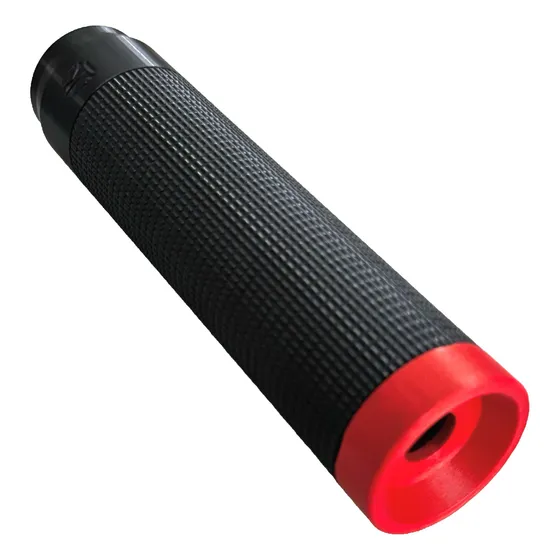 Supressor Silenciado Recartilhado 45x185mm Rosca Esquerda