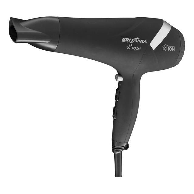 Secador De Cabelo Britânia Sp3100 2000w Cor Preto 127v Secador De Cabelo Britânia Sp3100 2000w Cor Preto 127v