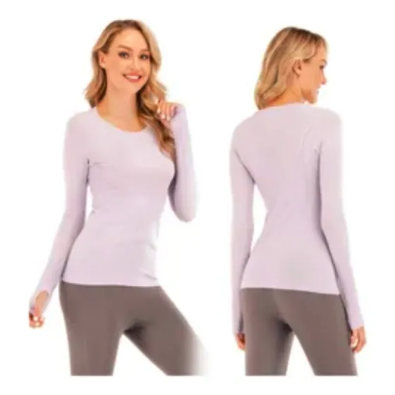Remera Térmica Afelpada Super Elastizada De Dama Manga Larga