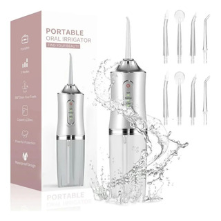 Irrigador Bucal Limpiador De Dientes Recargable 8 Puntas Irrigador Bucal Limpiador De Dientes Recargable 8 Puntas