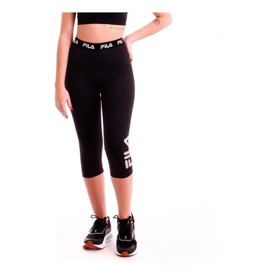 Calza Larga Fila Capri 3/4 Running Training De Dama Mvdsport