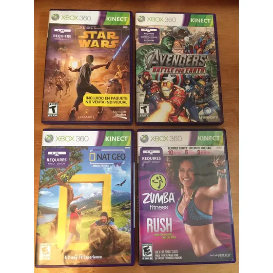 Kinect 4 Juegos Paquete Para Xbox360 Kinect