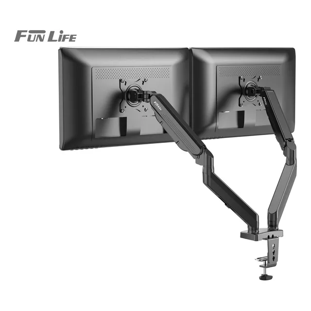 Soporte Monitor Doble Escritorio  Tv/monitor 2 Brazos 17-27