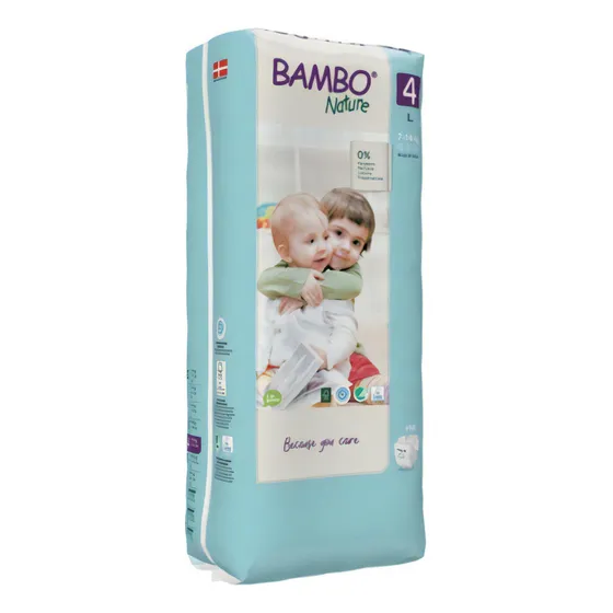 L De 7 A 14 Kilos (48 Unidades) - Pañales Ecológicos Bambo N