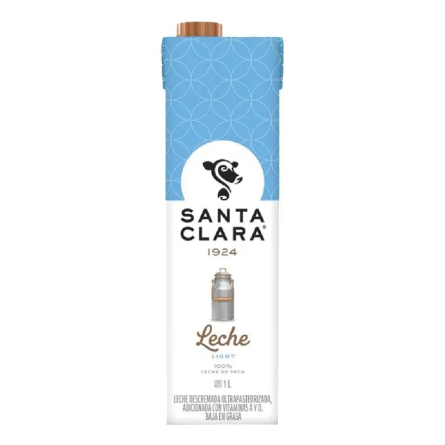 Leche Uht Santa Clara Light 1L