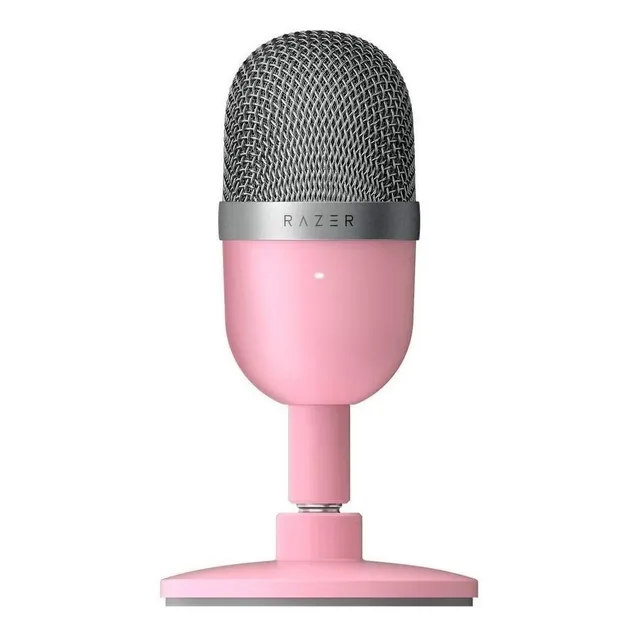 Micrófono Razer Serien Mini Ultra Quartz, Color Rosa cuarzo