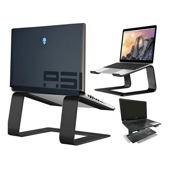 Suporte De Laptop Notebook Stand Preto 14 Ate 17 Polegadas Preto