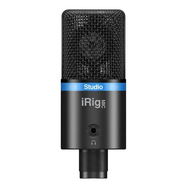 Micrófono De Condensador Irig Mic Studio Bk Ik Multimedia