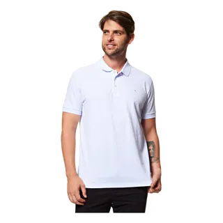 Camisa Polo Reserva Branca Logo DegradĂȘ Verde Camisa Polo Reserva Branca Logo DegradĂȘ Verde
