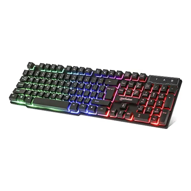 Manhattan Teclado De Membrana Para Juegos Con