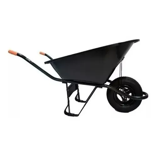 Carretilla Plastica Hasta 300 Kg 120 Litros Rueda Jardineria