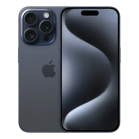 iPhone 15 Pro (sólo eSIM) 128 GB titanio azul - Excelente (Reacondicionado)