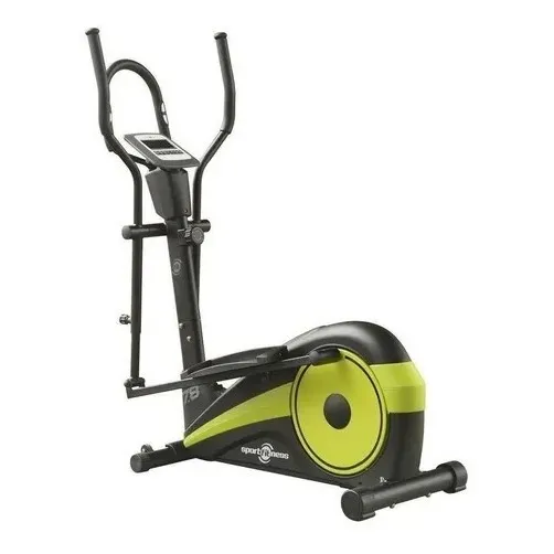 Elíptica Bicicleta Magnética Sportfitness Londres 7.8 Ab Gym Color Negro Con Verde