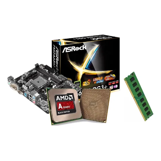 Combo De Actualizacion Pc Amd 3.9ghz Radeon Mb Cpu Memo 8gb