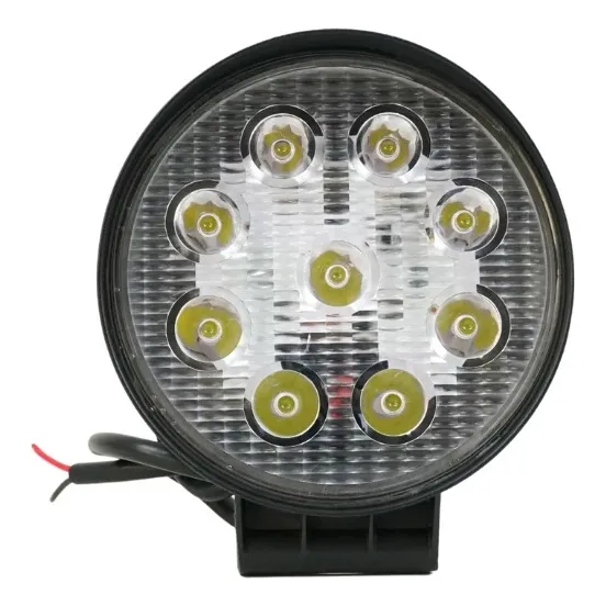 Faro Pirata Redondo 9 Led Hella Multivoltaje
