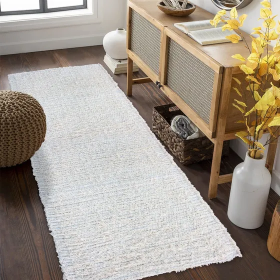 Tapete Tear  Boho Contemporâneo 1,00m X2,00m Cru