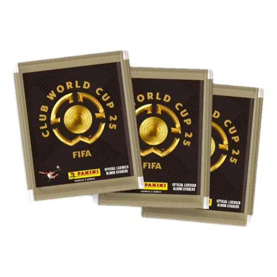 Figuritas Mundial De Clubes 25 Pack X60 Sob Panini Oficial