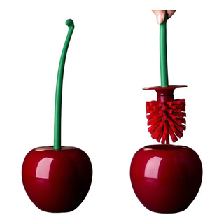Cepillo Rojo Vino De Baño Lavabo Inodoros Cereza Manzana Cepillo Rojo Vino De Baño Lavabo Inodoros Cereza Manzana