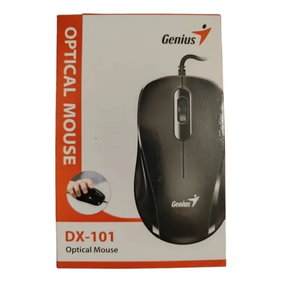 Mouse Optico Usb Genius Dx-101 Con Cable 90cm