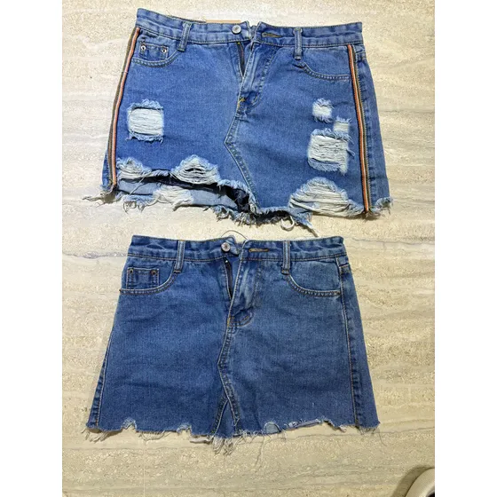 Lote Faldas Corta Jeans
