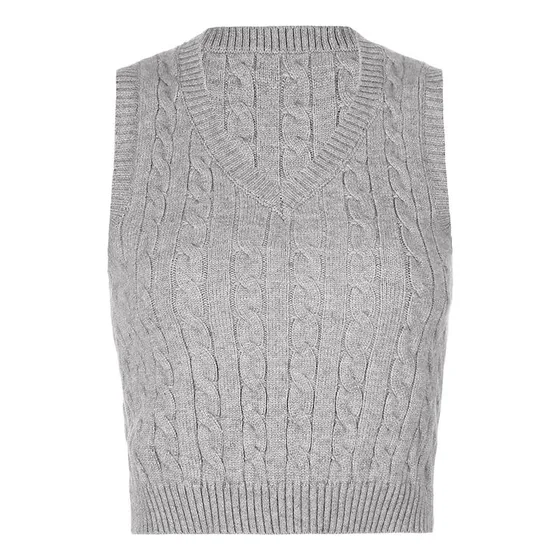 Ropa De Otoño, Estilo Universitario, Cuello En V, Color Liso