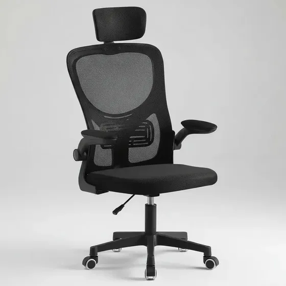 Silla Ejecutiva Xenialhome Para Oficina Ergónomica Ajustable Negro Cuero Sintético