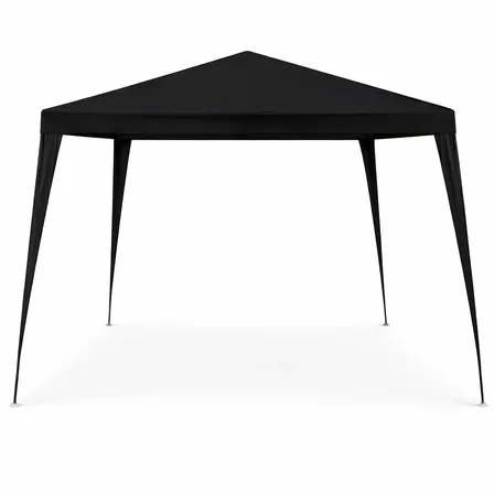 Tenda Gazebo Cinza Polietileno 3x3 Metros Desmontável Camping Praia Pésca Usd