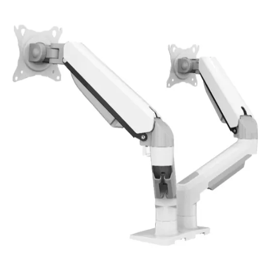 Suporte Mesa Dois Monitores Braço Tv Articulado Home Office