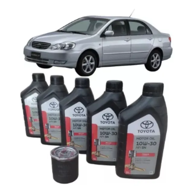 Kit Troca Óleo 10w30 Corolla 1.6 1.8 2003 2004 2005 2006 07