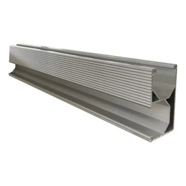 Riel Panel Solar Aluminio 6063 27mm X 50mm Longitud 4,1m