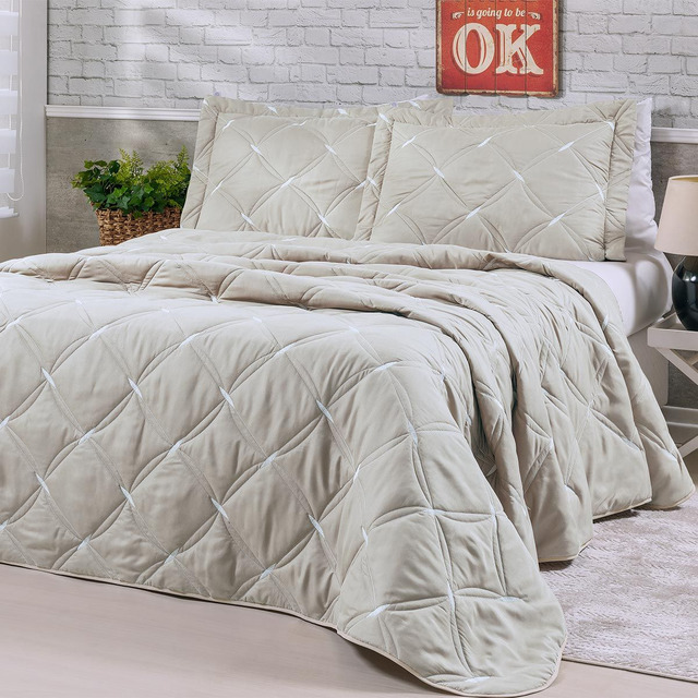 Kit Cobre Leito Queen Com 6 Peças Com Lençol Cama Posta Kit Cobre Leito Queen Com 6 Peças Com Lençol Cama Posta