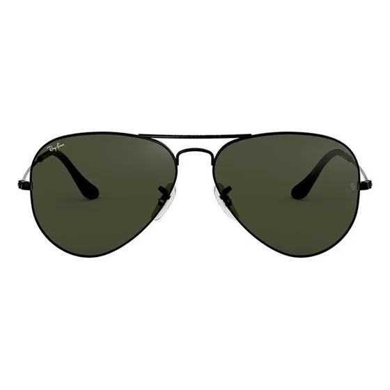 Anteojos de sol Ray-Ban Aviator Classic talle Standard armazón polished black y lente green