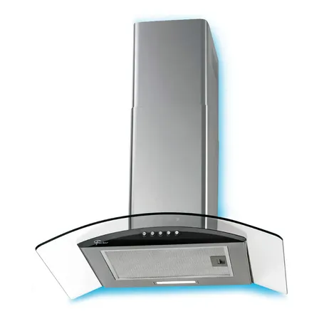 Coifa De Parede Fischer Fit 60cm Vidro (fis02) Aço Inoxidável 127v