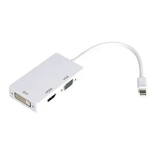 Cable Adaptador Mini Dp Display Port A Vga Dvi Hdmi H 20cms
