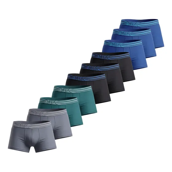 Kit 10 Cuecas Boxer Masculina Microfibra Confortável Adulto
