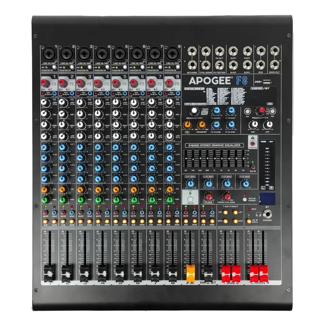 Consola De Sonido Apogee F8 Mixer De 8 Canales