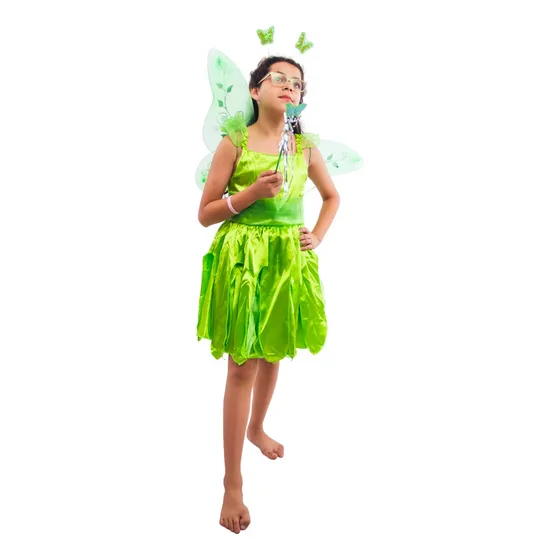 Disfraz Infantil Completo Campanita Tinker Bell Disney