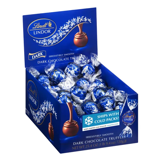 Trufas De Chocolate Y Caramelo Lindt Lindor Dark 60 Unidades