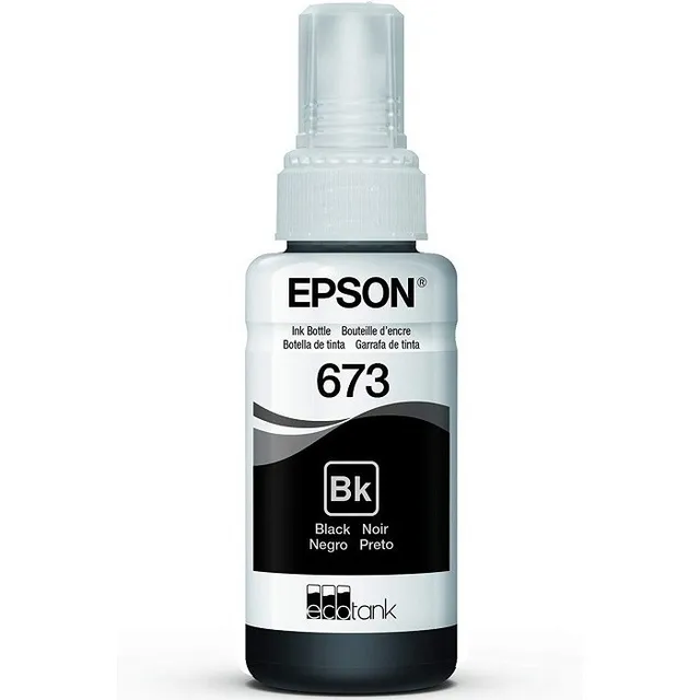 Tinta Epson T673120-al Negro 70ml Ecotank L805 L810 L850 L1800