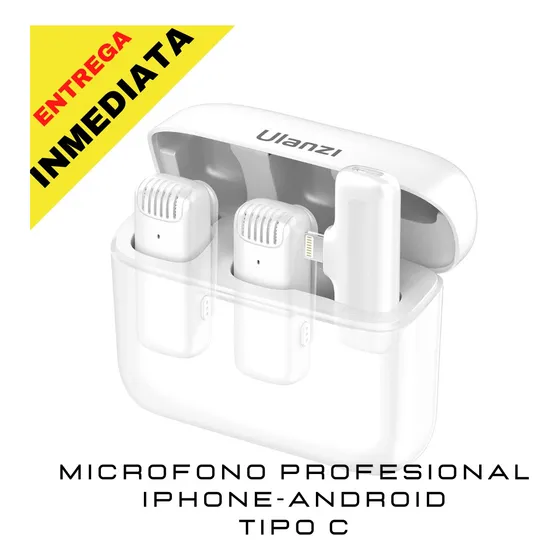 Micrófono Ulanzi J12 Profesional Blanco iPhone Android
