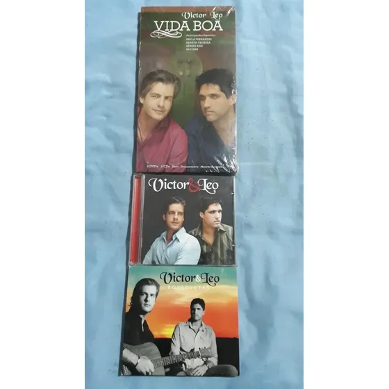 Box Dvd/cd Victor & Leo Vida Boa + Borboletas/ao Vivo A2