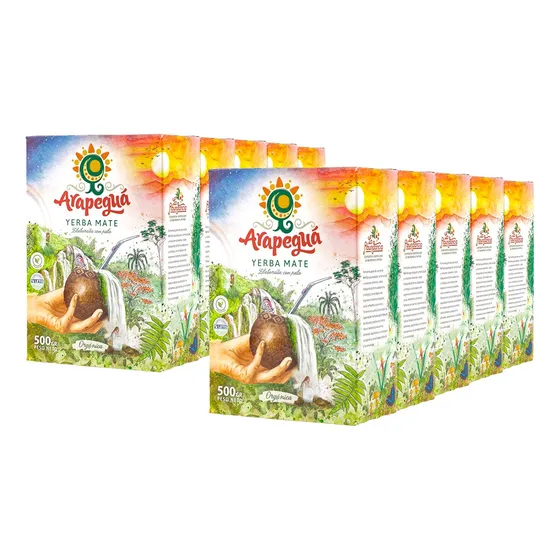 Yerba Arapeguá Orgánica Biodinámica Premium X  10 Unidade