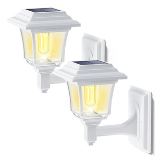Linterna De Pared Solar Leidrail, 2 Modos De Bombilla Edison Linterna De Pared Solar Leidrail, 2 Modos De Bombilla Edison