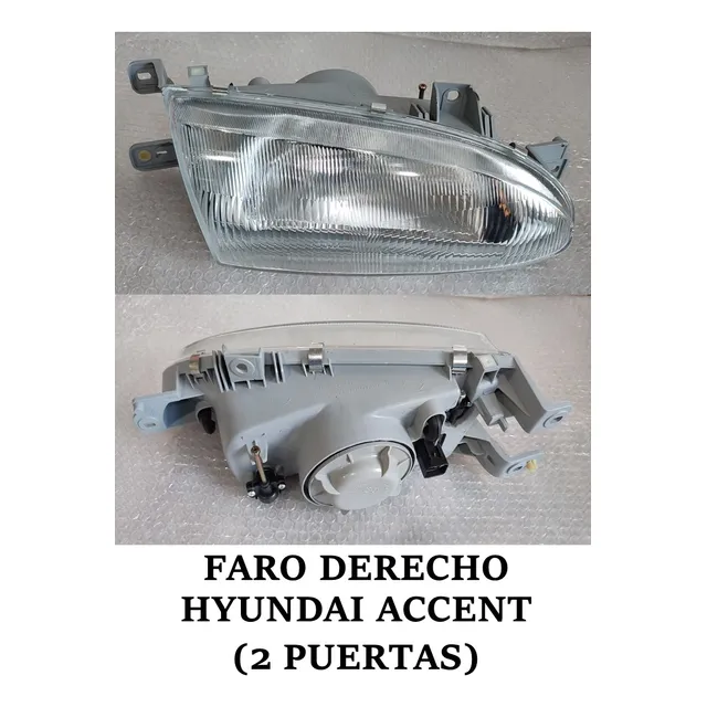 (ap-055) Faro Derecho Hyundai Accent 2 Puertas.