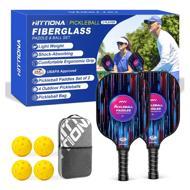 Hittiona Paletas Pickleball - Fiberglass Pickleball Xx6pb