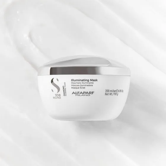 Mascarilla Iluminadora Cabello Normal Alfaparf Semi Di Lino